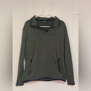 Eddie Bauer Charcoal Knit Sweater